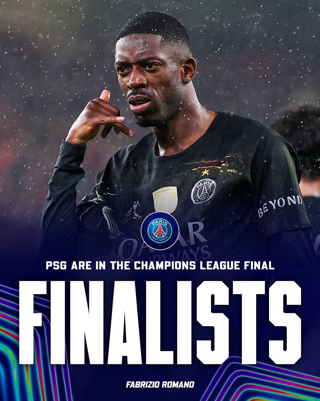 ๐จ๐๐ TWO Champions League finals in a row for Paris Saint-Germain.
Insane work by Nasser Al Khela...