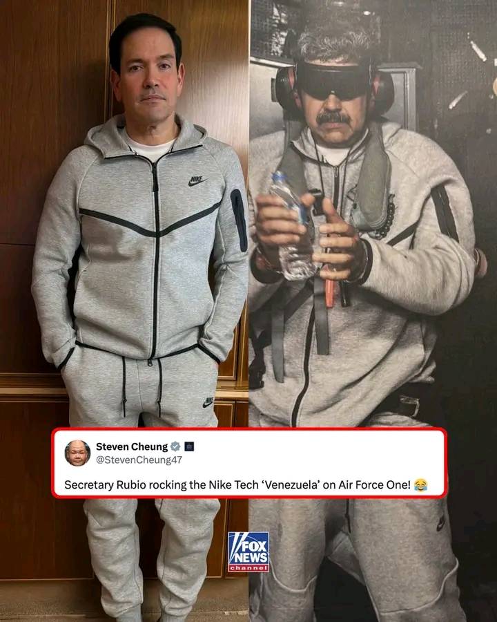 Marco Rubio made a major fashion statement on Air Force One.
The Secretary of State spotted on the...