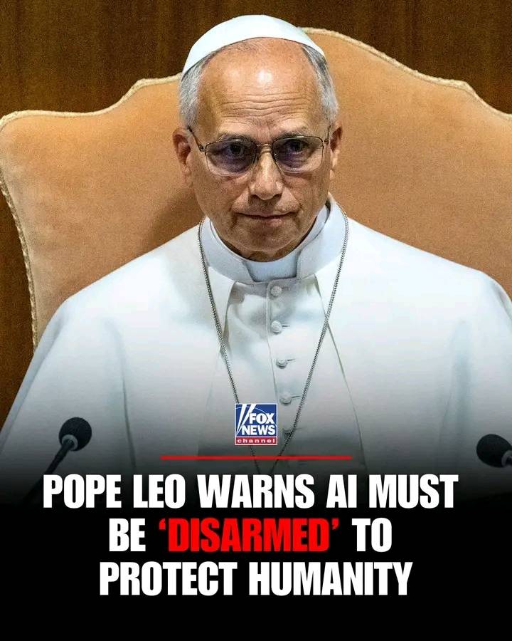 "Artificial intelligence needs to be disarmed."
Pope Leo is sounding the alarm on AI in the first m...