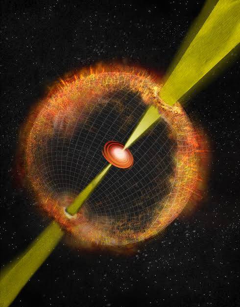 Astronomers just detected the first orphan..!gamma ray burst with no visible host galaxy...
The burs...