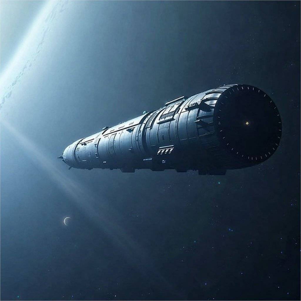 ๐จ: Engineers just proposed a 36 mile long spacecraft called 'Chrysalis' that could carry 2400 peopl...