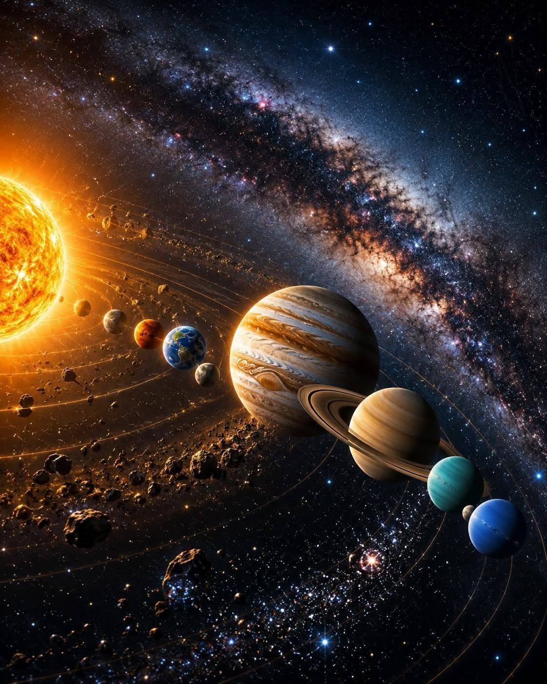 πͺ Ever wonder why planets line up so perfectly? Itβs all about the Ecliptic Plane. π Billions of y...