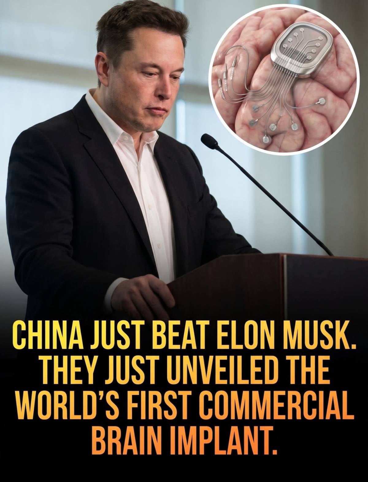 🚨 China just approved the world’s first commercial brain implant.
China has officially approved th...