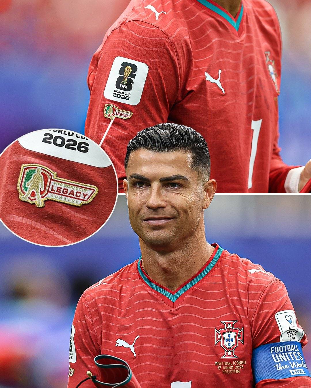 ๐ HISTORY MADE!
๐ต๐น Cristiano Ronaldo is now the OLDEST outfield player EVER to appear in a World...