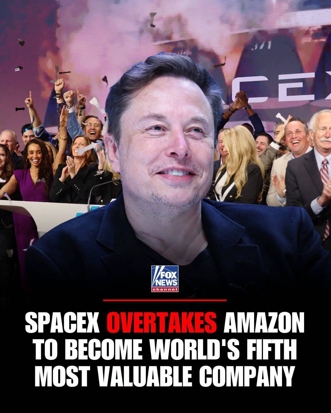 Elon Musk’s SpaceX blasts past Amazon to overtake the online giant in market value.
Only days after...