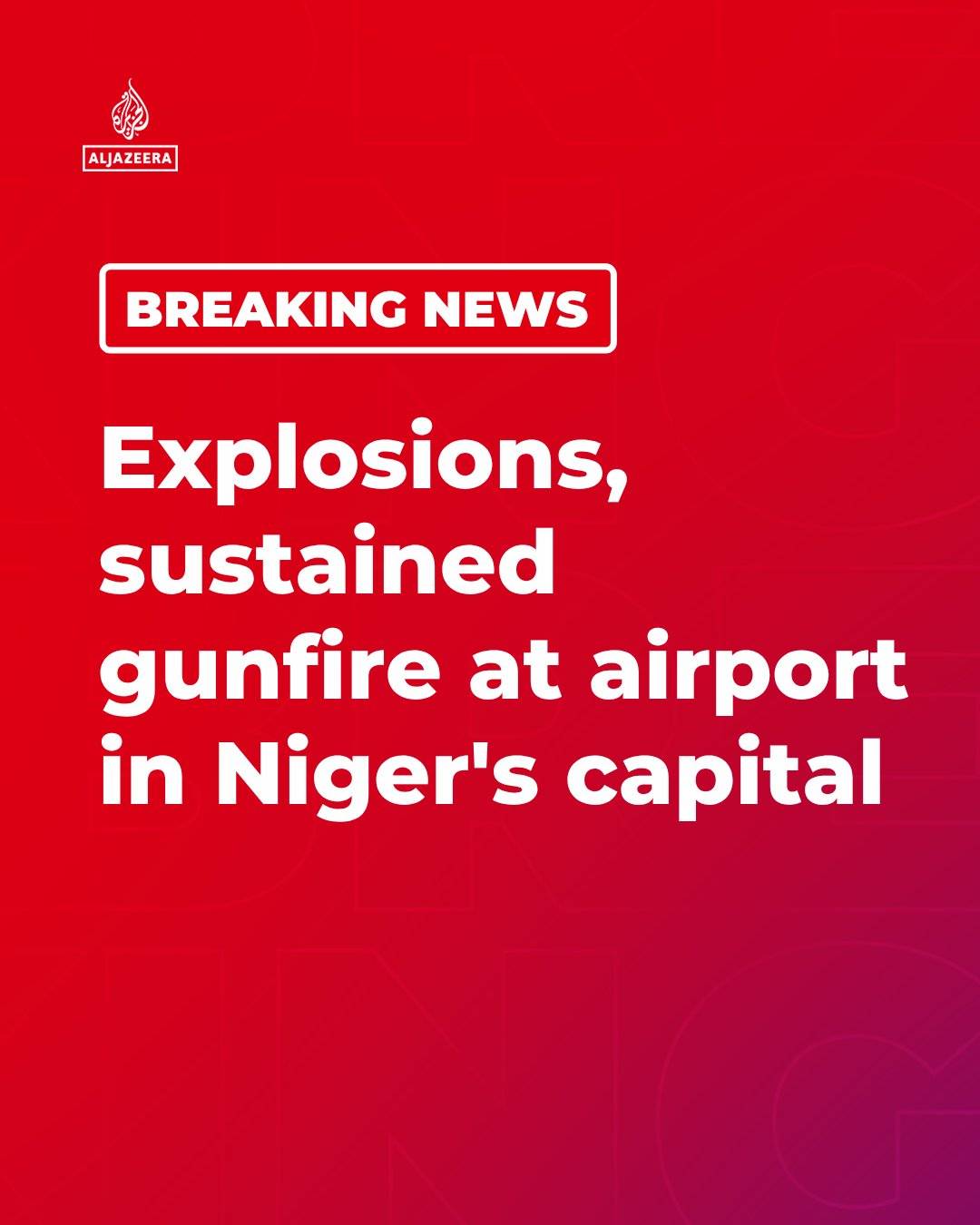 BREAKING: Explosions and sustained gunfire that lasted more than an hour were heard early on Thursda...