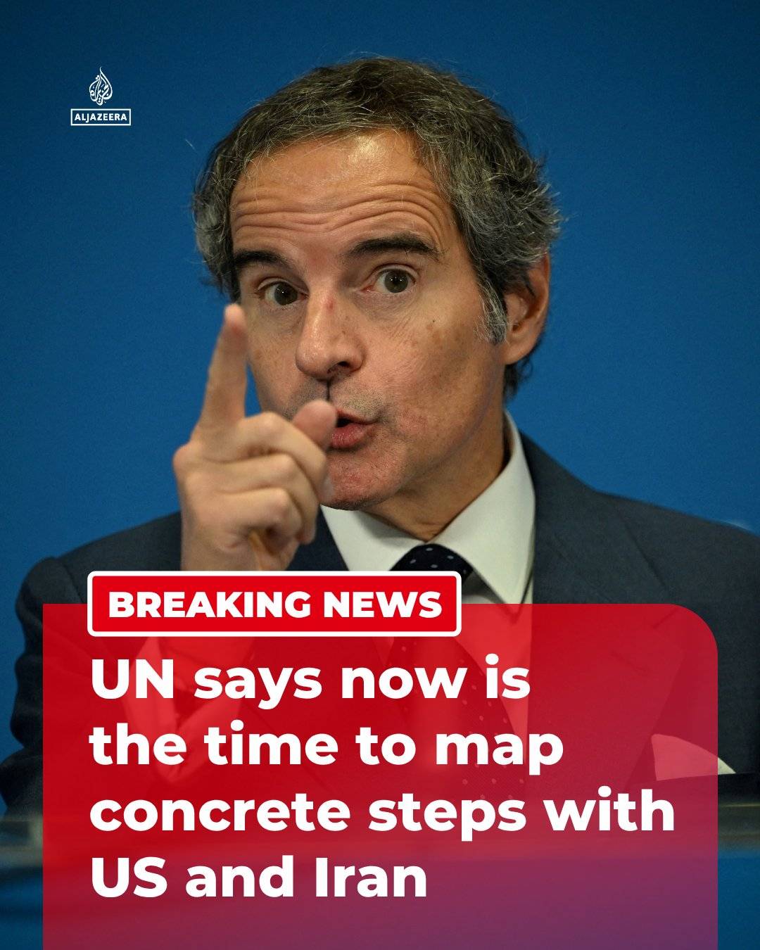BREAKING: IAEA chief Rafael Grossi says now is the time for the UN nuclear watchdog to sit down with...