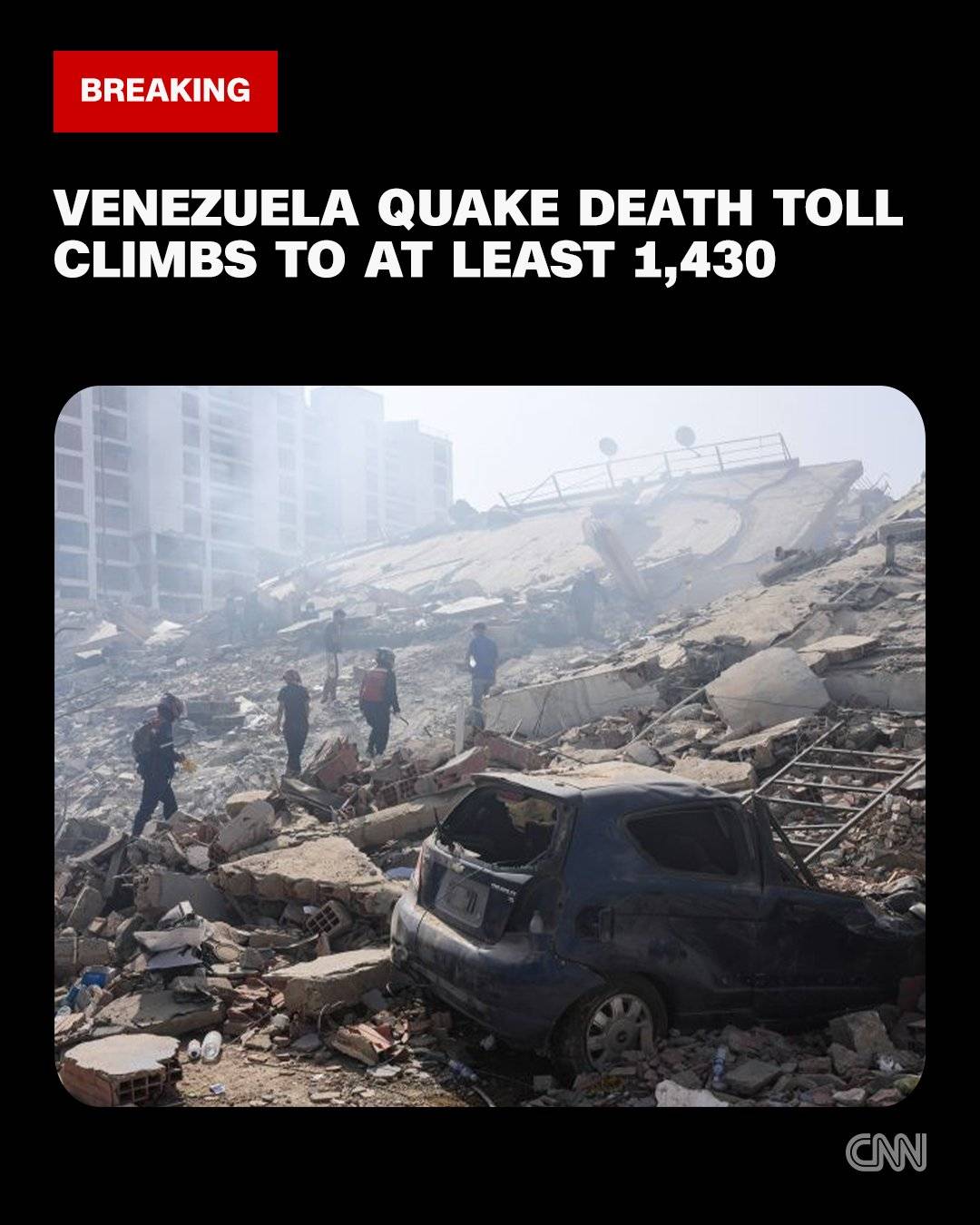 At least 1,430 people died in this week's earthquakes, the country's top lawmaker says as aftershock...