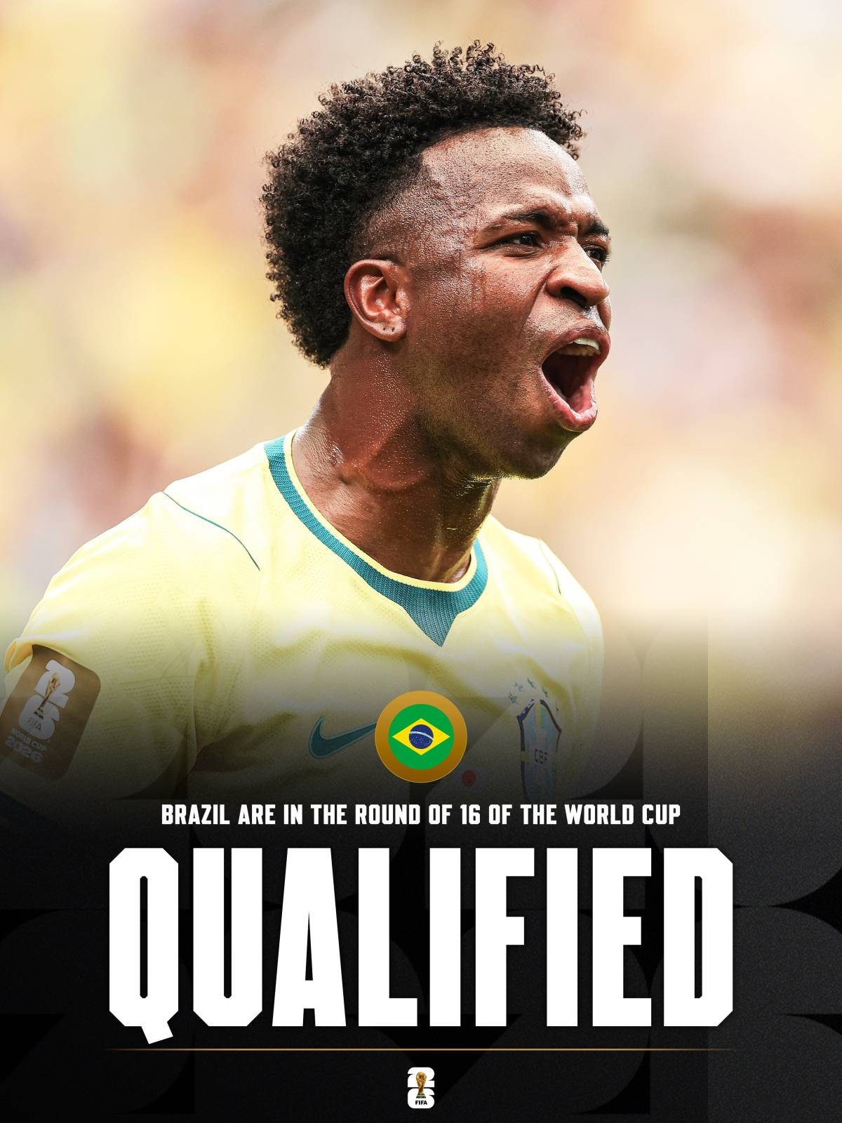 🚨🇧🇷 OFFICIAL: Brazil qualify for World Cup RO16!