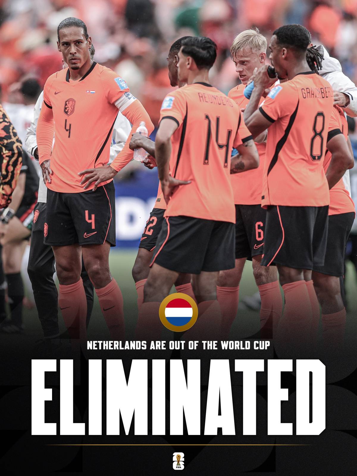 ๐จโ BREAKING: NETHERLANDS ARE OUT OF THE WORLD CUP, ELIMINATED BY MOROCCO! ๐ณ๐ฑ