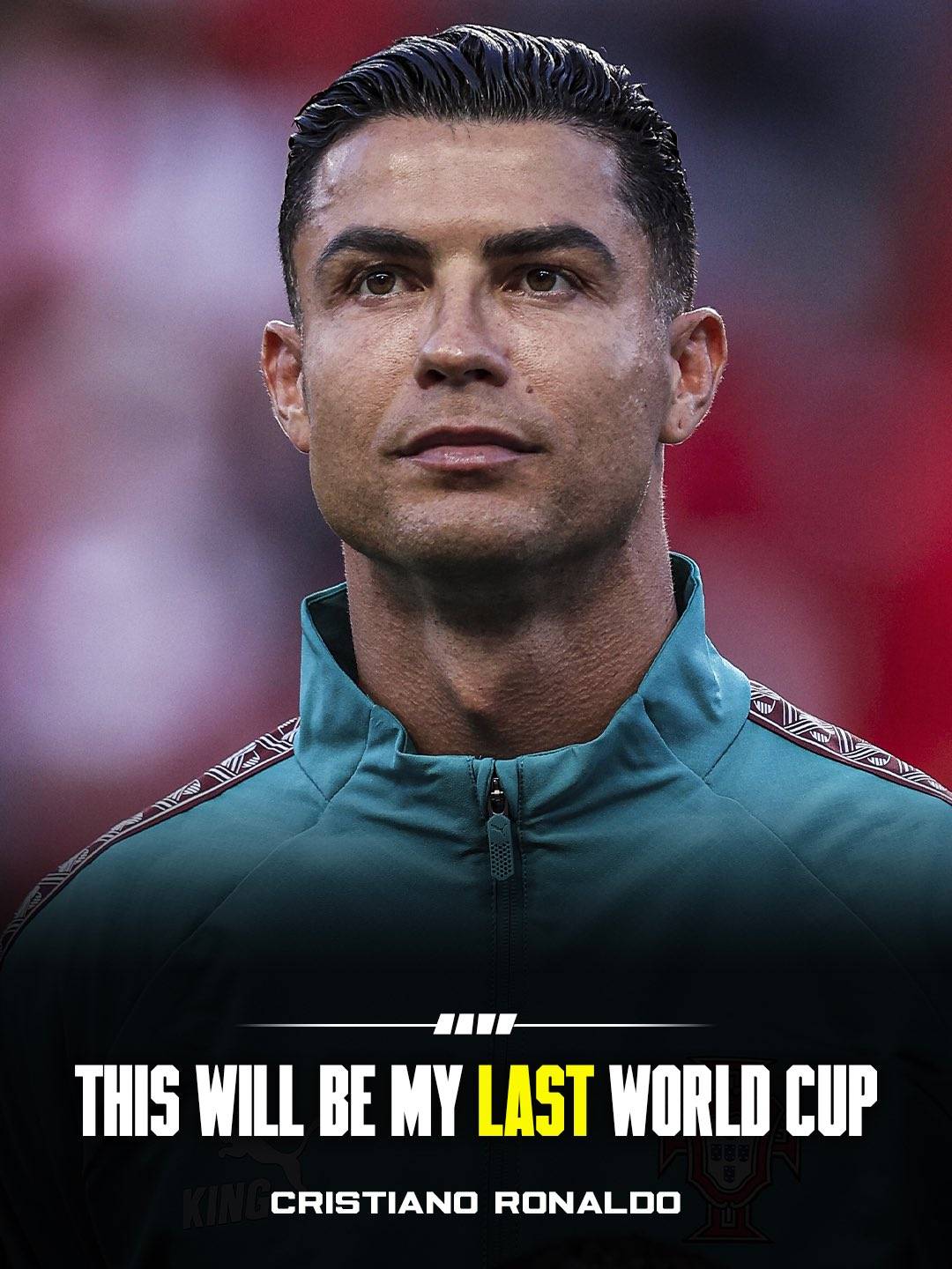 ๐จ๐ต๐น OFFICIAL: Cristiano Ronaldo confirms this will be his LAST World Cup. ๐๐ผ
โYes, itโs my last...