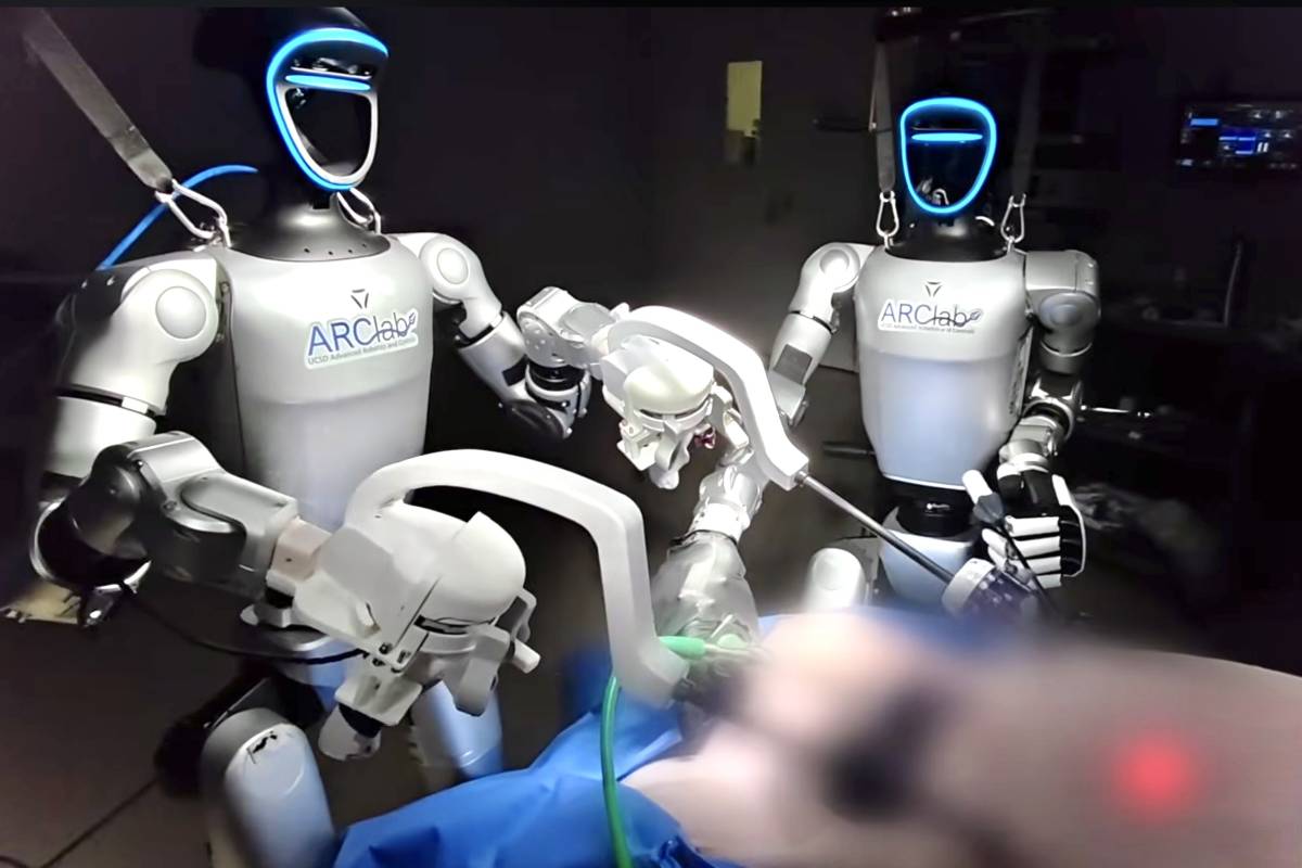 JUST IN: Humanoid robots successfully perform surgery for the first time in history.