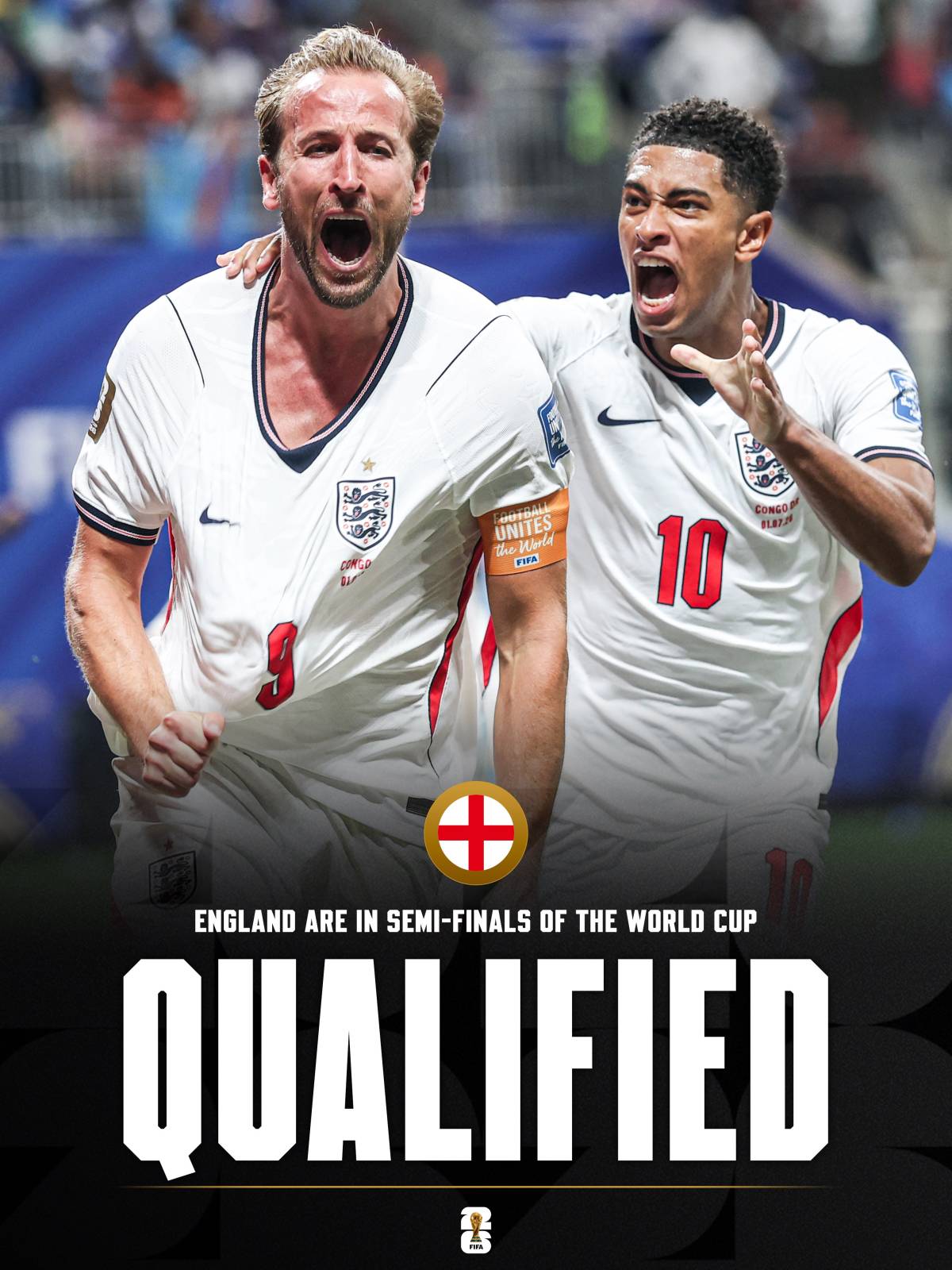 ๐จ๐ด๓ ง๓ ข๓ ฅ๓ ฎ๓ ง๓ ฟ OFFICIAL: ENGLAND QUALIFY FOR WORLD CUP SEMI FINALS! ๐ฅ