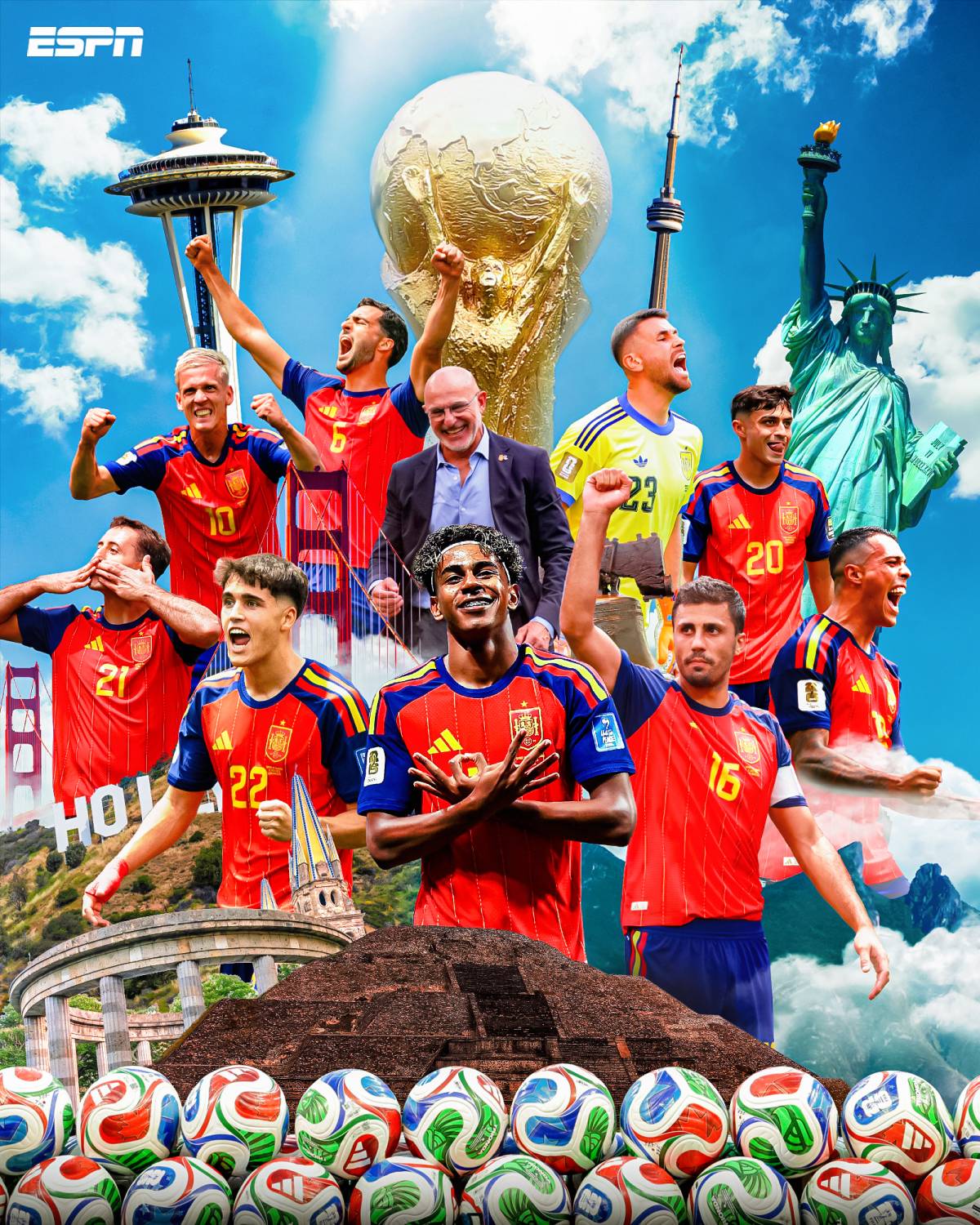 SPAIN ARE WORLD CUP CHAMPIONS FOR THE SECOND TIME! ๐๐
WHAT A MOMENT! WHAT A TEAM! ๐ช๐ธ