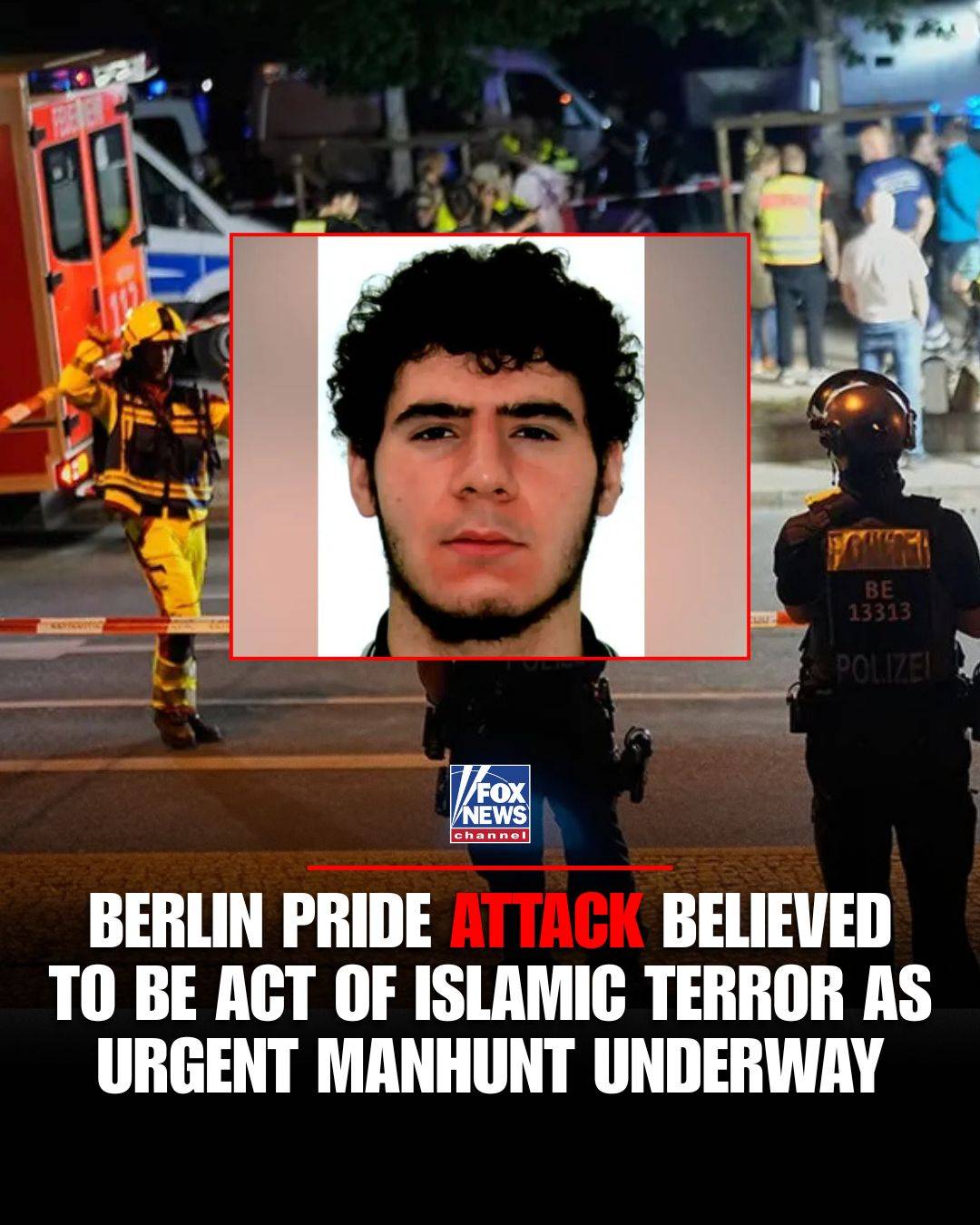 German authorities say the suspect in the deadly van-and-machete attack near Berlin’s Pride festival...