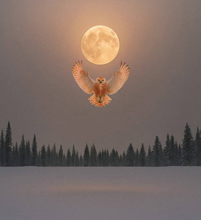 The first ever recorded sighting of a rare orange-colored snowy owl in Michigan π¦βοΈπ
This extrao...