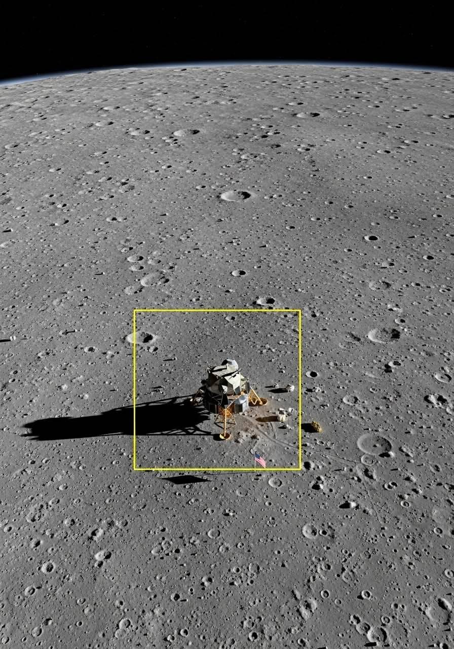 📸 The Moon continues to preserve humanity’s first extraterrestrial footprints from Apollo 11, now s...