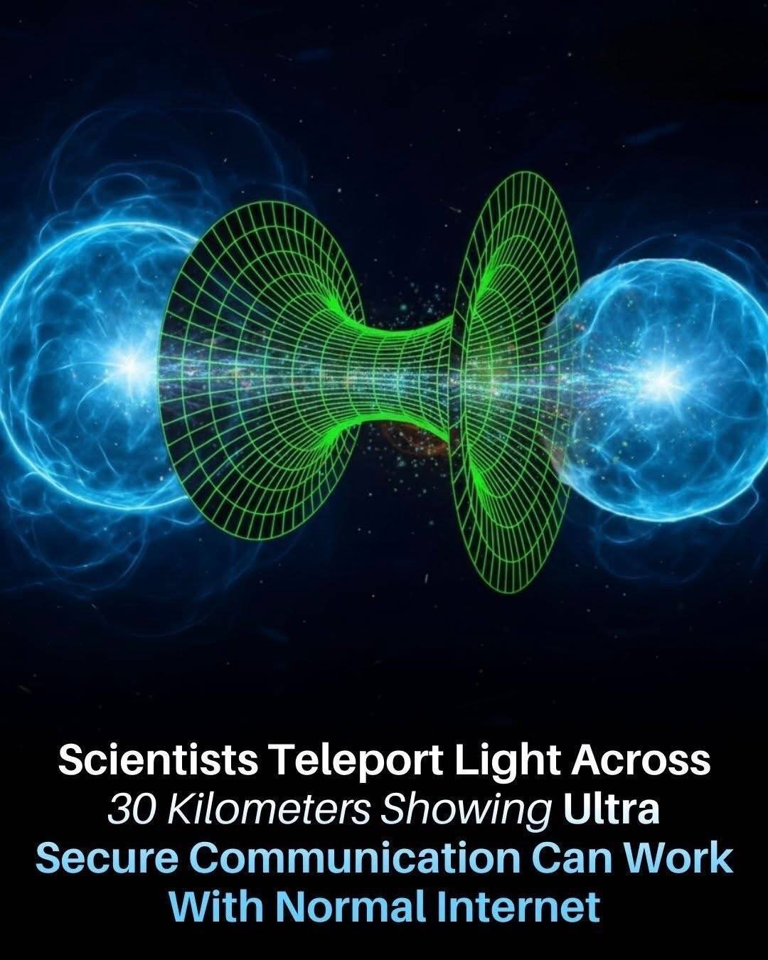 🚨 They Just Teleported Light Across 30 Kilometers… And It Could Change Everything!
Imagine sendin...