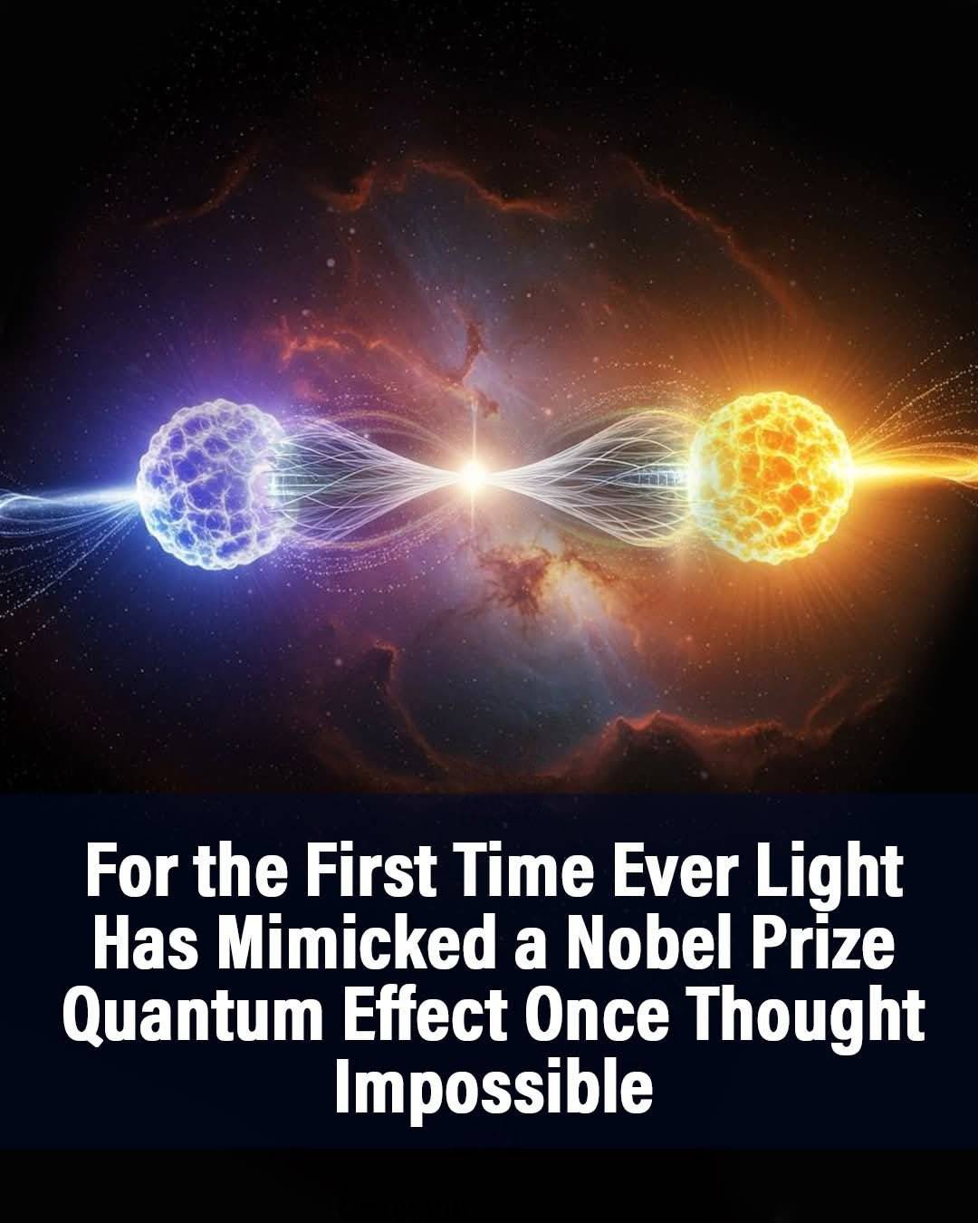 🚨 Scientists Made Light Behave Like Charged Matter
Physicists have achieved something once thought...