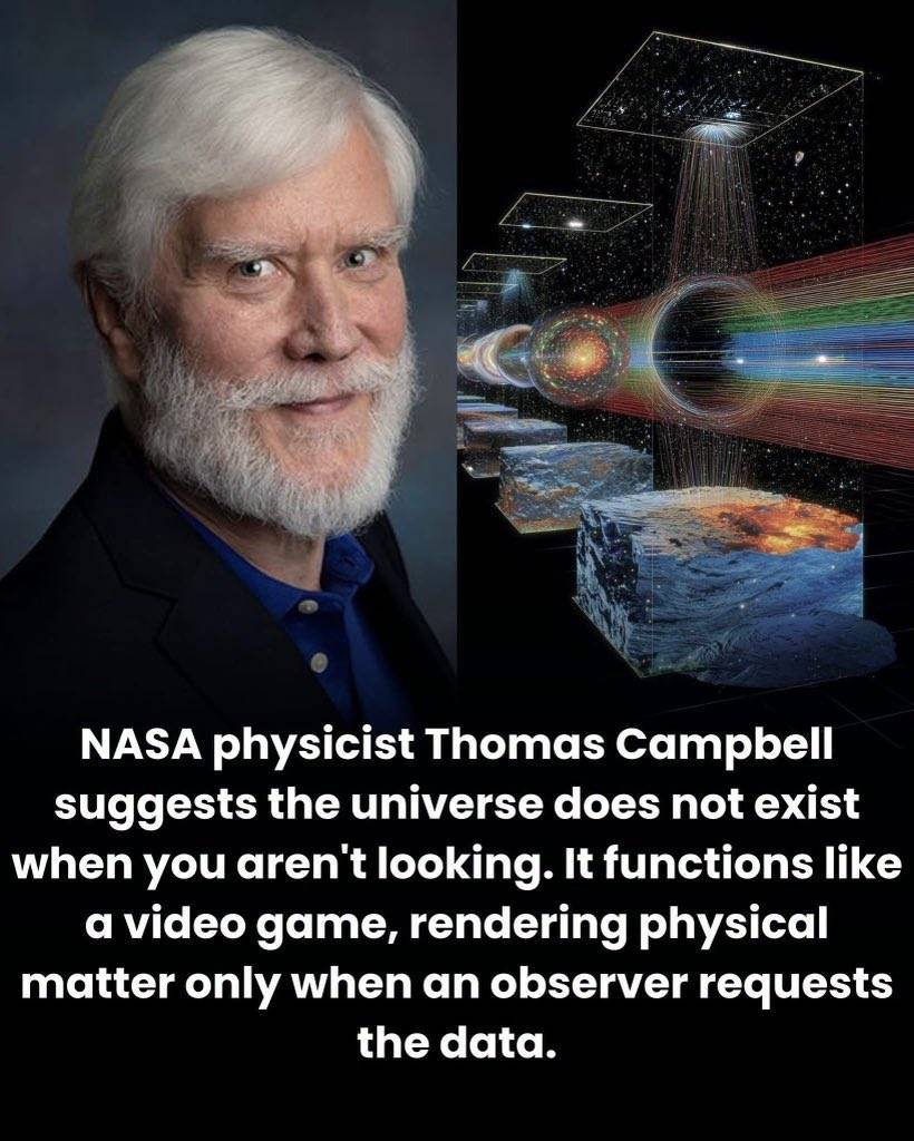 What if the universe works less like a solid, physical place and more like an enormous video game, o...