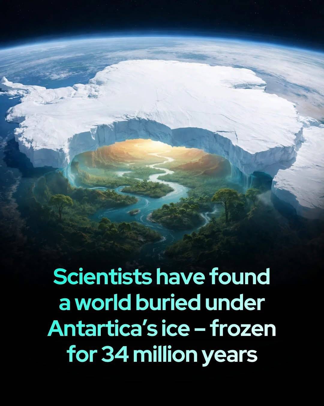 Under a mile of Antarctica’s ice there is a landscape frozen in time….
Deep beneath the East Antarc...