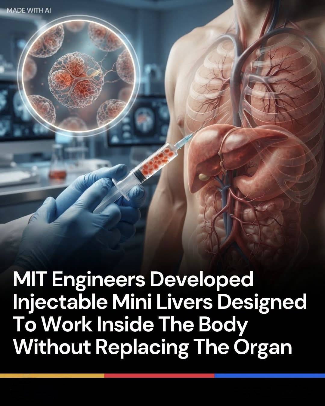 🫀 WHAT IF A FAILING LIVER COULD GET EXTRA HELP?

A liver transplant may not be the only future opti...