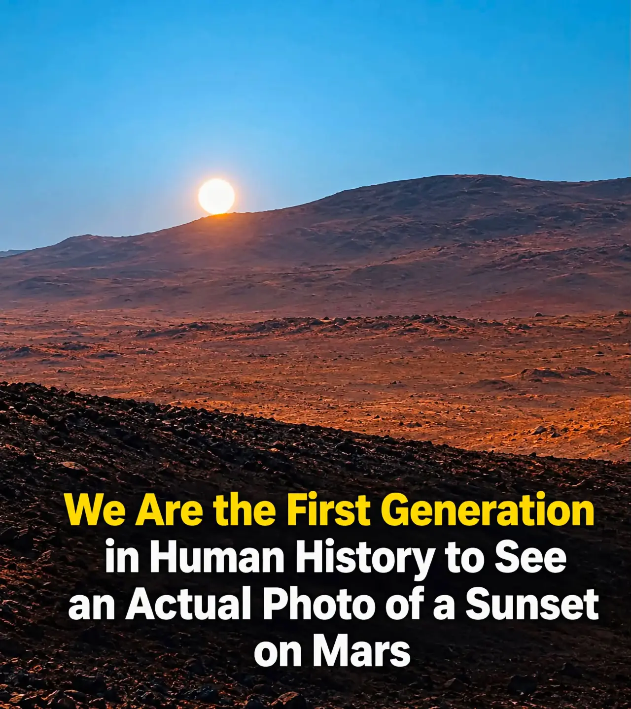 A Sunset on Mars A Moment in Human History
Imagine standing on another planet and watching the Sun...