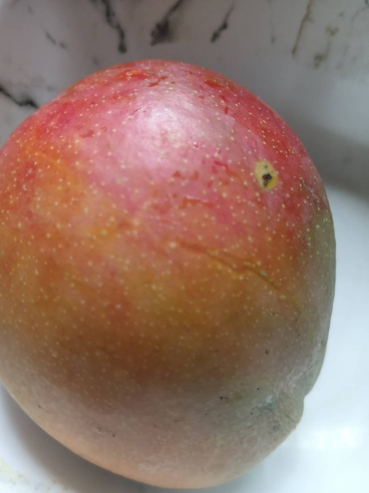 This mango attracted me
Very ripe and reddish
And big also
Each cost #500(expensive right!!!!)
Went...