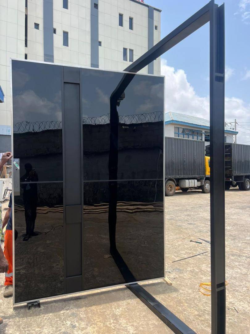 Pivot security smart door available.  WhatsApp 08066593005