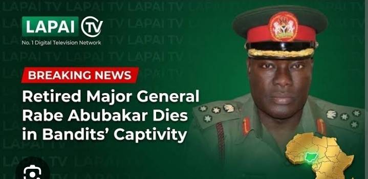 ๐ NIGERIA, WHERE IS YOUR RAGE?
A Major General. Kidnapped. Killed by bandits. In Katsina.
Not a jun...