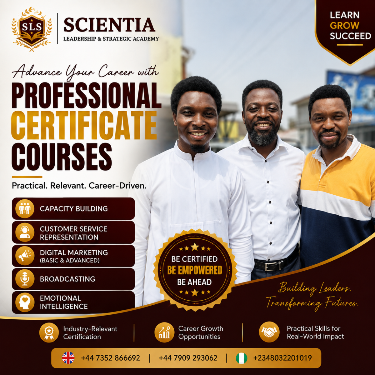 ๐ TAKE THE NEXT STEP IN YOUR CAREER!
Success doesn't happen by chanceโit begins with the right know...