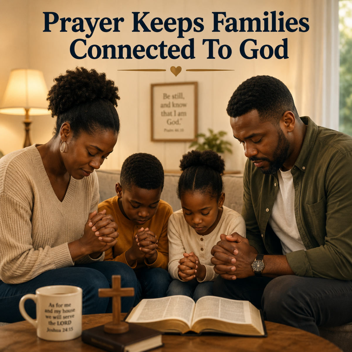 Prayer Keeps Families Connected To God
A family that prays together builds a strong spiritual founda...