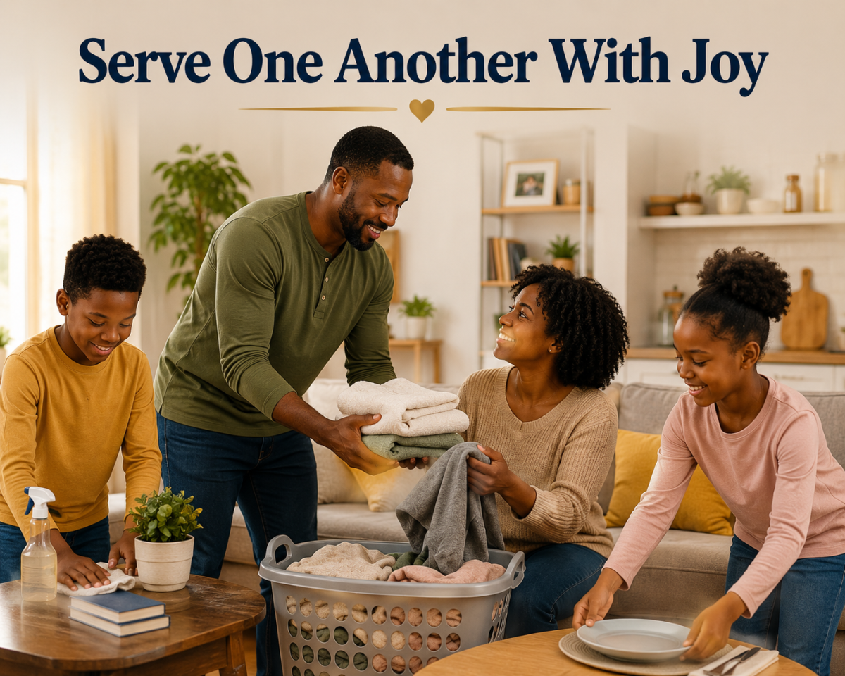 Serve One Another With Joy
The happiest homes are not built on selfishness but on service. Husbands...