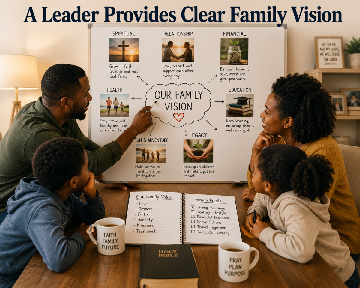 A Leader Provides Clear Family Vision
Every successful family needs direction. A husband should help...