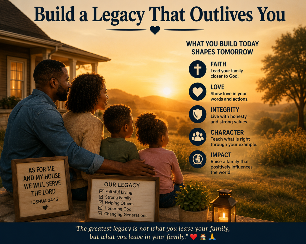 Build A Legacy That Outlives You
A husband's leadership should extend beyond today. Every decision,...