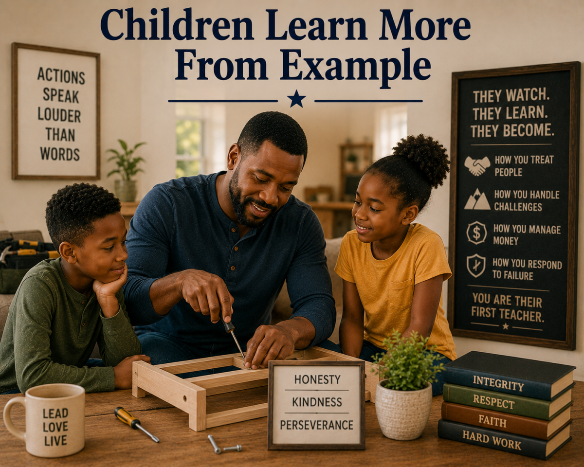 Children Learn More From Example
A father's daily actions speak louder than his advice. Children obs...