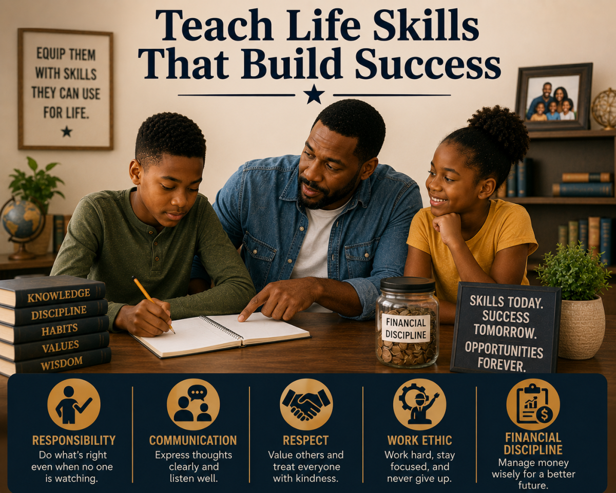 Teach Life Skills That Build Success
One of the greatest gifts a father can give is practical wisdom...
