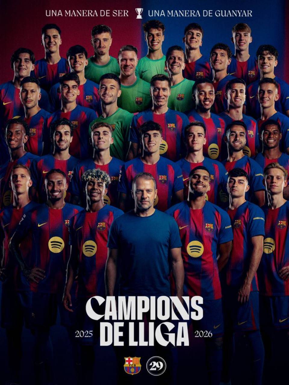 LALIGA CHAMPIONS FOR THE 29TH TIME 🔵🔴🏆