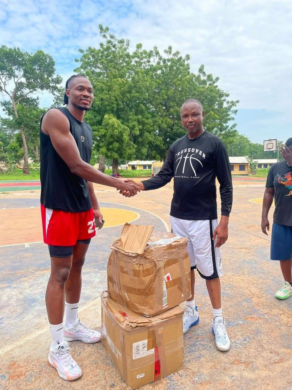 Godwin Omenaka, thank you for supporting Adamawa State Basketball players with Basketball trainers.