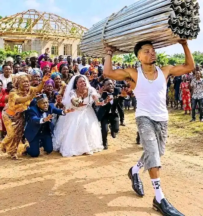 After roofing house for your father, you still went ahead and marry another man, to h£ll with you an...