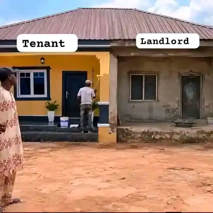 Who knows what this landlord is thinking right now???? 😂😂😂 (Drop it on the comments section). #fy...