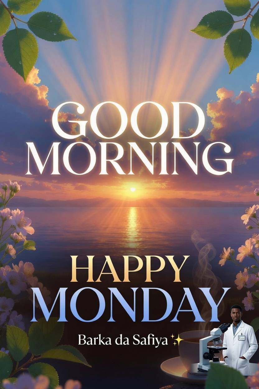 Good morning 
Barka da safiya 
Happy new week
