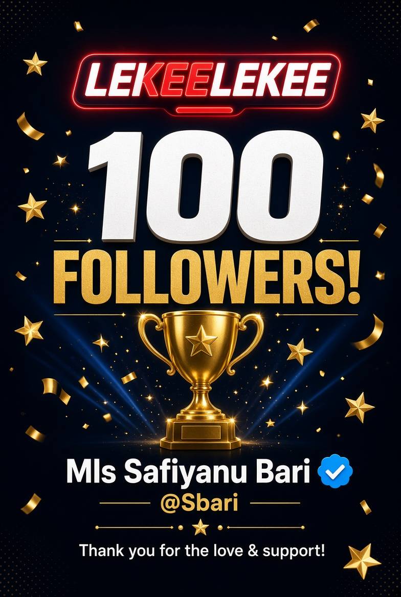 ๐ 100 Followers! ๐
Thank you so much for the love and support on LEKEELEKEE!
This is just the begi...