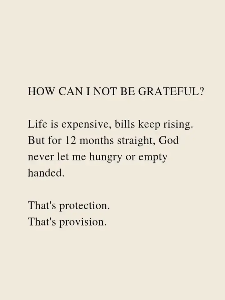 Dear God, I'm grateful for everything. 

This is the 9th month, October is around the corner, but I'...