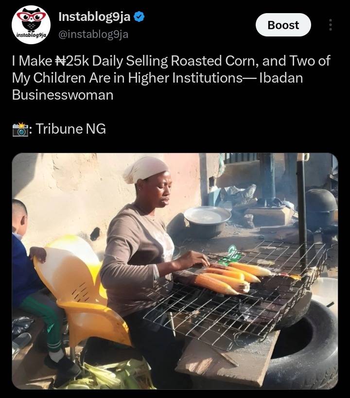 The narrative to glorify corn selling because you make 25k daily is a lie... Come to think of it cor...