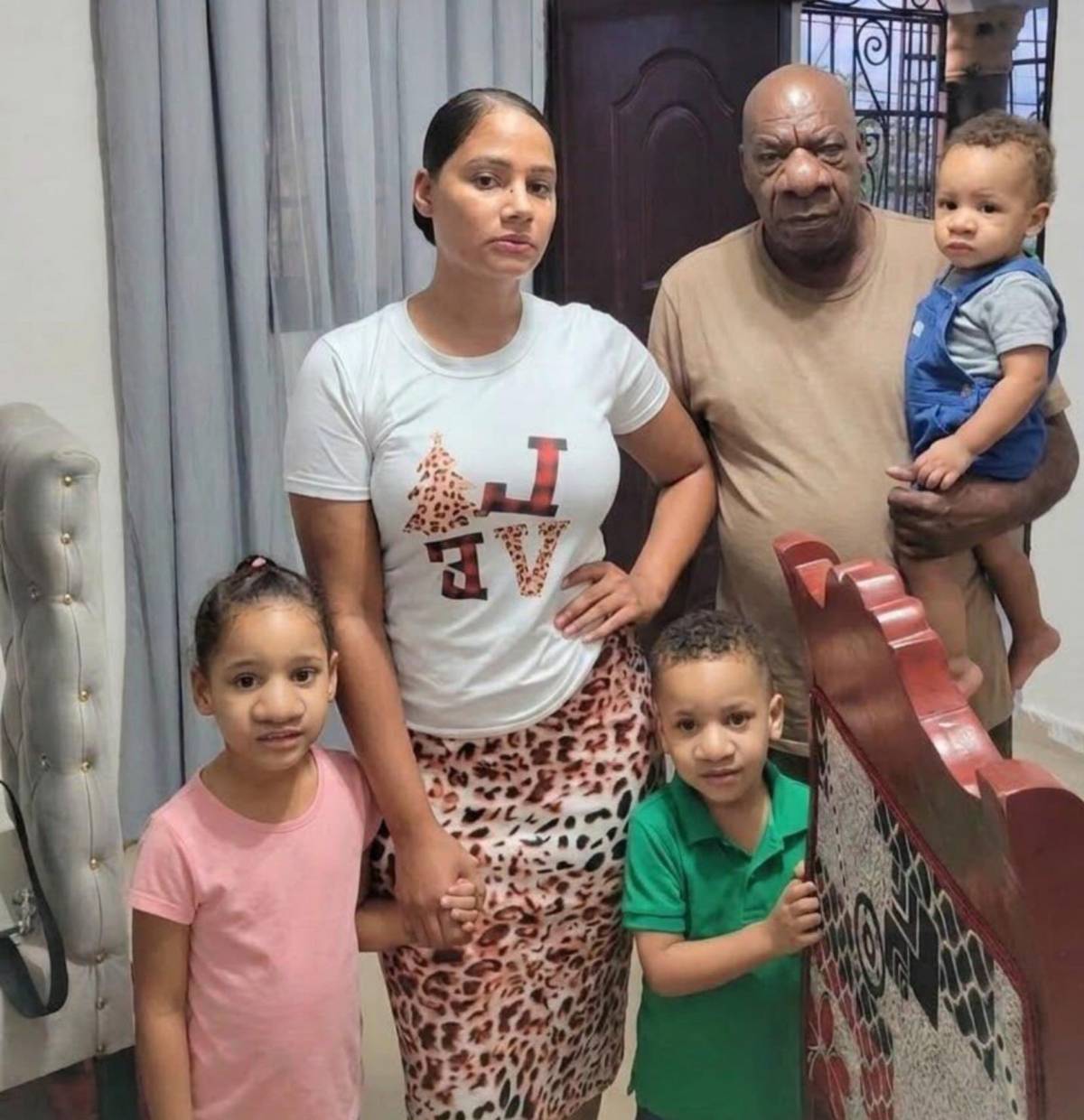 Report says he finds out that the kids were not his... After DNA...
But how about their breathing...