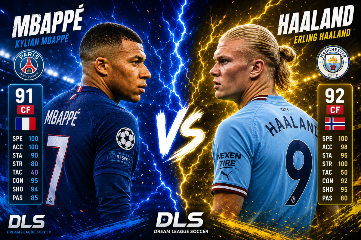 Who Wins This Battle?
🔥 Prime Mbappé vs Prime Haaland in dream league soccer DLS.
You can only si...