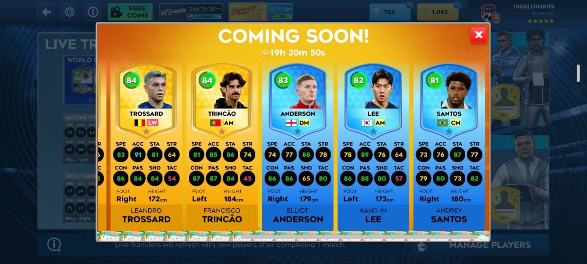 Okay... Dream League soccer has dropped an update for you guys...
Which of this play will you put...