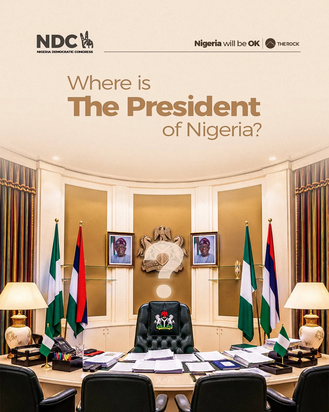 Where is president Tinubu?...