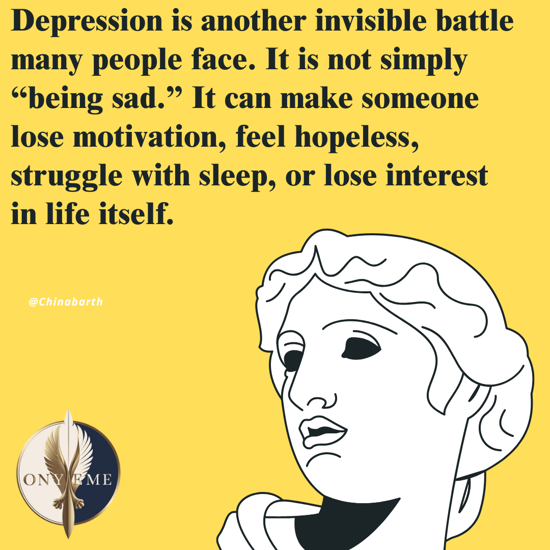 Beware that depression is a killer
